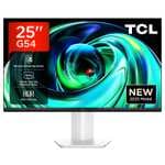 TCL 25G54 - Monitor 25 Pulgadas, Mini LED IPS, Full HD, 144Hz, 450 nits HDR400, 93% DCI-P3, TÜV Libre de Parpadeo, AMD FreeSync