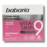 Babaria - Crema Facial Con Rosa Mosqueta 9 Efectos | Cremas Faciales Mujer Y Crema Hidratante Facial Hombre 50ml | Antiarrugas