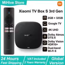 Xiaomi TV Box S 3.ª Generación | Google TV | 4K UHD | Dolby Vision | HDR10+ | Wi-Fi 6 | 2 GB + 32 GB