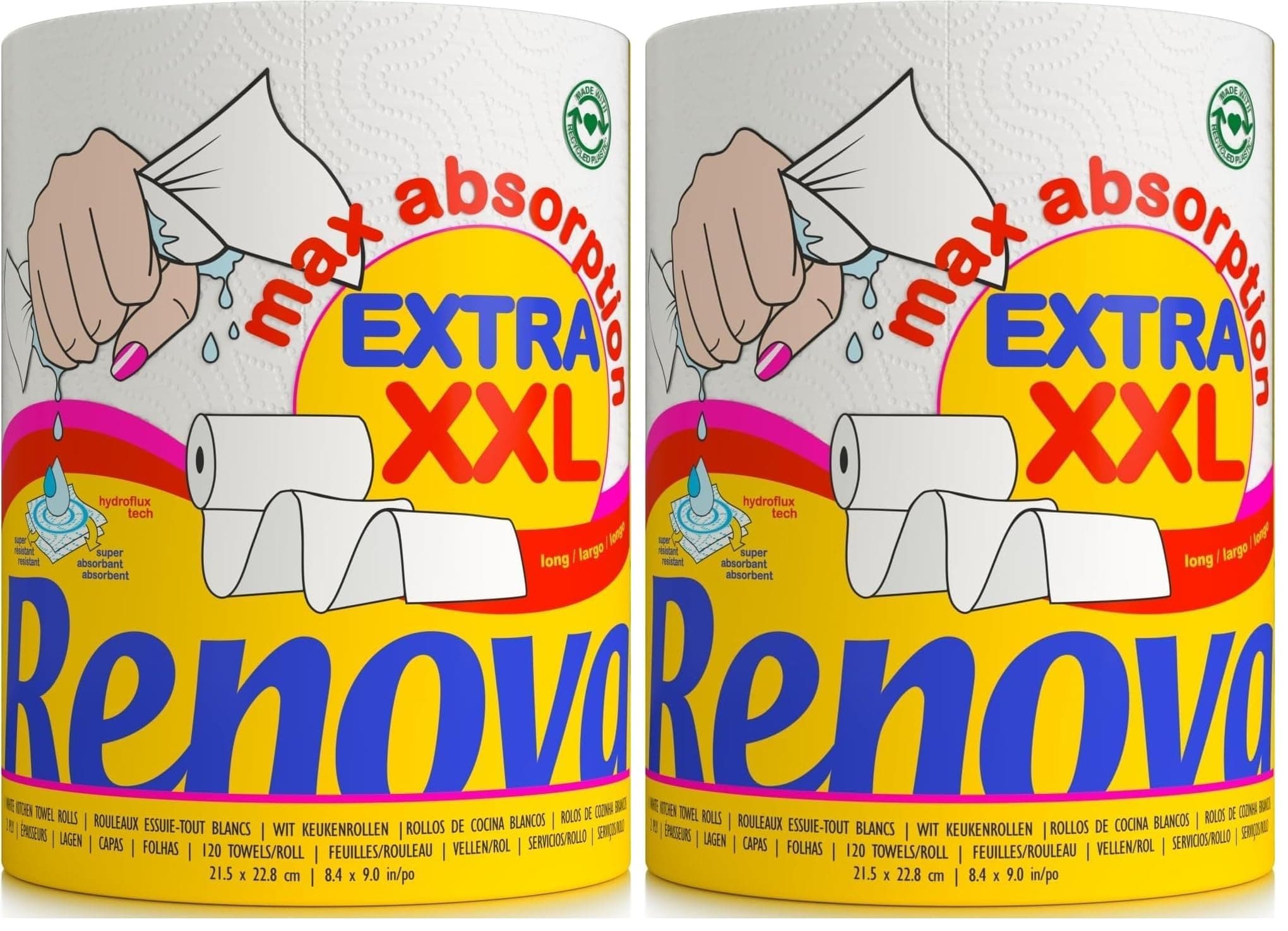 Rollo cocina XXL Renova extra absorcion 2 unidades