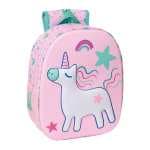 Safta Mochila 3D Frost Unicornio rosa