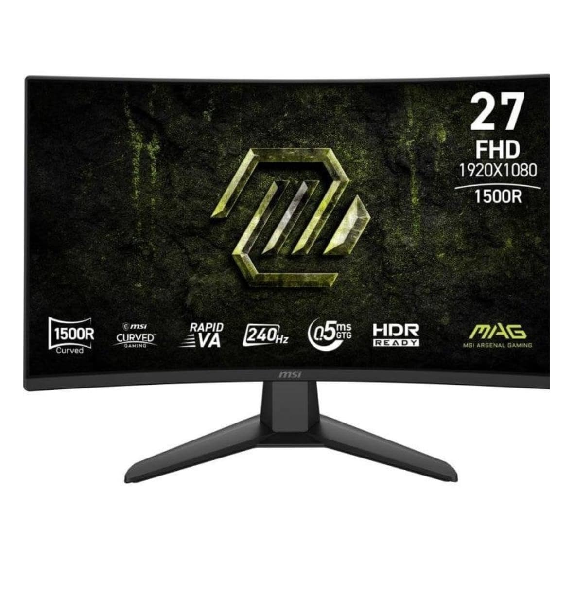 Monitor MSI MAG 274CF X24 27" FullHD 240Hz Rapid VA Curvo 0,5ms FreeSync Premium HDR (Envío y devolución GRATIS)