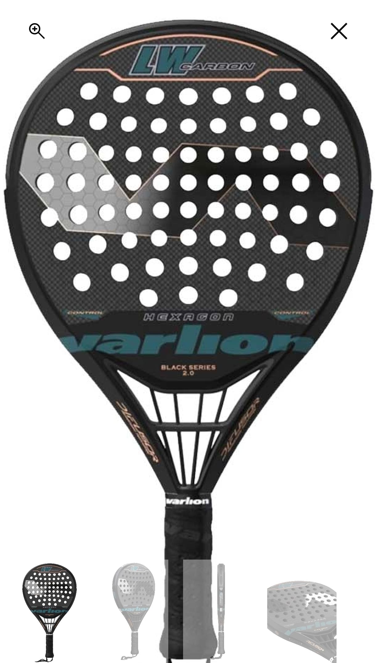 Pala De Pádel Varlion Lw Difusor Black
