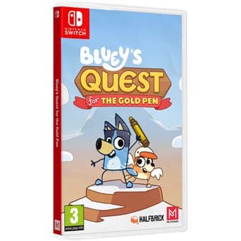 Bluey's Quest for The Golden Pen Nintendo Switch