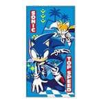 Toalla micofibra para la playa de Sonic